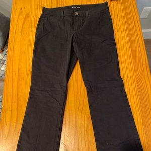 Black boot cut khakis